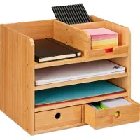 Relaxdays Schreibtisch-Organizer