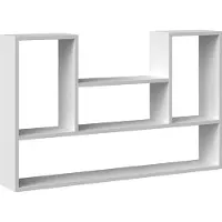 Topeshop BILBAO 4P Hängeregal 100x16x60 cm weiss