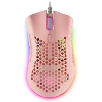 Mars Gaming MMEXP, rechts, Optisch, USB Typ-A, 32000 DPI, Pink