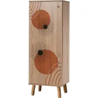 Kalune Design | Schuhschrank Vegas Bruin Hout 50x38x135 cm | NADUVI