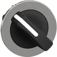 Schneider Electric ZB4FD2 Wahlschalter, Frontelement, Harmony XB4F, Metall, 30mm, schwarz, 2 Stellungen, rastend