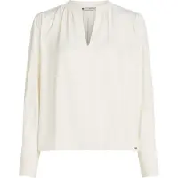 Tommy Hilfiger Bluse WW0WW44049 Écru Regular Fit