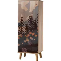 Kalune Design | Schuhschrank Vegas Bruin Hout 50x38x135 cm | NADUVI