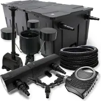 SunSun Filter Set 90000l Teich 36W UVC NEO8000 70W Schlauch Skimmer Springbrunne