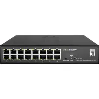 LevelOne Hilbert 10” 16-Port Gigabit Smart Lite Switch, 16 x Gigabit RJ45 (10/100/1000)