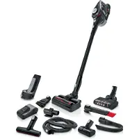 Bosch BSS825MULT Akku Staubsauger (Unlimited 8 Gen2, kabellos, beutellos, mit Stiel, 18 V, Düsenbeleuchtung, Schnelladen)