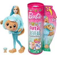 Barbie Cutie Reveal Serie Delfin Bär Kostüm Puppe