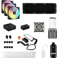 Corsair Hydro X Series Icue Link Xh405i Rgb Komplettes Wasserkühlungsset