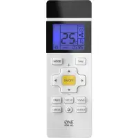 One For All URC 1035, Klimaanlage, IR Wireless, Drucktasten, Eingebautes Display, Grau