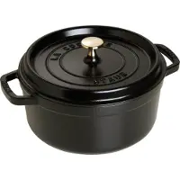 Staub Mini Bräter/Cocotte 10 cm, 0,25 l schwarz