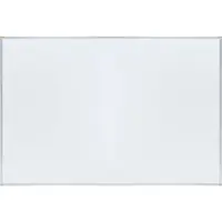 Franken Whiteboard X-tra!Line, emaillierte Oberfläche, magnethaftend, beschriftbar, inkl. Ablageschale, B 600 x H 450 mm, Stahl/Aluminium, weiß-silber