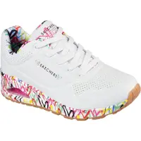 SKECHERS - "Uno Loving Love" Sneaker für Damen PP15710 (38 EU) (Weiß/Bunt)