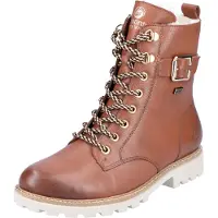 Remonte Winterboots, Blockabsatz, Schnürboots, Outdoorschuh mit Zierschnalle