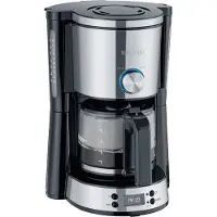 Severin KA 4826, Filterkaffeemaschine, 1 l, Gemahlener Kaffee, 1000 W, Schwarz, Edelstahl