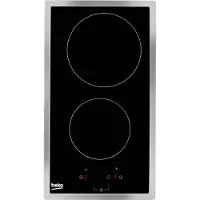 Beko HDMC32400TX, Edelstahl, Integriert, 30 cm, Keramik, Glaskeramik, 2 Zone(n)
