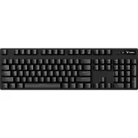Rapoo V500PRO 2.4, Volle Größe (100%), Verkabelt & Kabellos, RF kabellos + USB, Mechanischer Switch, QWERTZ, Schwarz