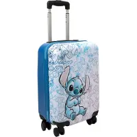 Disney STLO7654, Karre, Harte Schale, Mehrfarbig, 4 Rad/Räder, Reißverschluss, Stitch