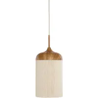 Light & Living Hängeleuchte - beige natürlich - Dania - baumwolle metall - Ø 16cm - E27 - 2985443 -