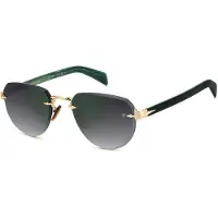 David Beckham DB 7144/S Gold green 55/20/145 Herren Sonnenbrillen