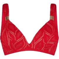 Lingadore Gemoldefer Bikini BH Fabulous in Red Lace | Grösse: 85F | Farbe: Rot