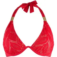 Lingadore Gemoldefer Bikini BH Fabulous in Red Lace | Grösse: 40 | Farbe: Rot