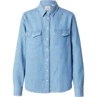 Levi's Iconic Western Linen+ Denim Shirt Größe: M | Business hemden Outlet | Damen | Blau