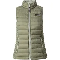Superdry für Damen. W5011892A Fuji Lite wattierte Weste grün (M), Lässig, Nylon