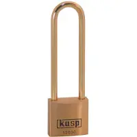 Kasp K12530L70BD Hængelås 30 mm Forskellige Gyldengul Nøglelås