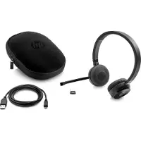 HP UC Wireless Duo - Headset - On-Ear - Bluetooth - kabellos - NFC - für EliteBook 83X G8, 84X G8, 85X G8; EliteBook x360; ProBook x360; ZBook Firefly 14 G8, 15 G8