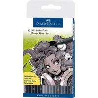 Faber-Castell PITT Artist Pens Manga 8er-Etui