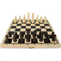 Noris Spiele Deluxe Holz - Schach; 606108014