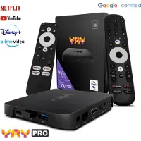 Vu+ Plus YAY GO PRO IP-Receiver (4K UHD, Android 14, Dual-WiFi, Chromecast, LAN, MicroSD, IP-Player, HIGH-END)