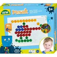 Lena Mosaik-Set 80 Stecker transparent 15mm