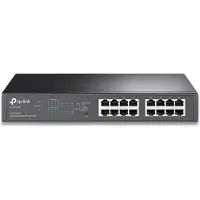 TP-LINK TL-SG1016PE, Managed, L2, Gigabit Ethernet (10/100/1000), Vollduplex, Power over Ethernet (PoE), Rack-Einbau