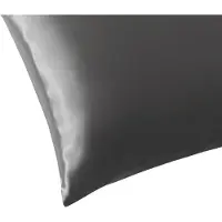Ailoria BEAUTY SLEEP Silk Zipper Pillowcase (65x65) (anthracite)