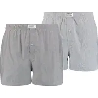 Levi's Herren Boxershorts, 2er Pack - Web-Shorts, Baumwolle, einfarbig