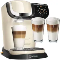 Bosch TAS6507, Pad-Kaffeemaschine, 1,3 l, Kaffeekapsel, 1500 W, Beige, Schwarz