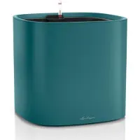 Lechuza 'Pila Color Planter', petrolblau, ca. 35 x 35 x H 32,5 cm