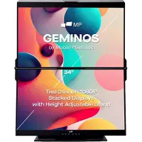 Mobile Pixels Geminos, 61 cm (24"), 1920 x 1080 Pixel, Quad HD, Schwarz