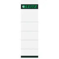 Leitz Einsteckrückenschilder breit kurz VE=10x10 Stück grau