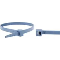 WKK 150227671 Kabelbinder 370 mm 7.60 mm Blau Detektierbar 100 St.