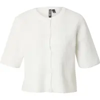 Pieces Pcsilly Kurzarm Strickjacke | Weiß | S