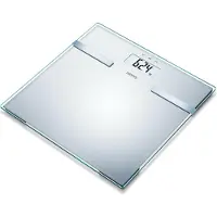 Sanitas Körper-Analysewaage SBF 14 aus Glas, bis 180 kg, Farbe Silber
