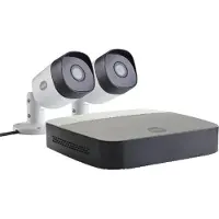 Yale SV-4C-2ABFX-2, CCTV Sicherheitskamera, Drinnen, Kabelgebunden, Wand, Schwarz, Patrone (Form)
