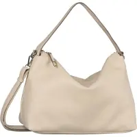 Tom Tailor Schultertaschen Lissi, Hobo Bag M, off white, Weiß