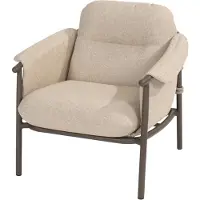 4 Seasons Outdoor Ezra Living Sessel mit Komplett-Kissen Set
