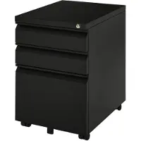 EStore Rollcontainer-39L x 48B x 60H cm-Schwarz | Gr.: onesize