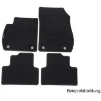 Petex Fußmatte, Fußmattensatz velour - schwarz Fußmatte für SKODA 117448704