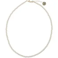 Otazu Beads Necklace - Ecru White Größe: OS | Halsketten Outlet | Damen | Braun