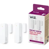 WiZ Connected Kontaktsensor x 2, Drinnen, Weiß, Kunststoff, 3 V, 22,5 mm, 76,5 mm